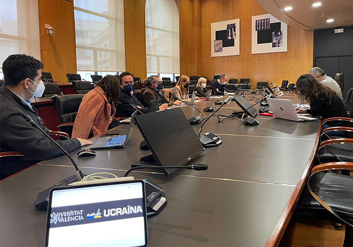 La Universitat elabora el pla d’acció “Universitat de València amb Ucraïna”.